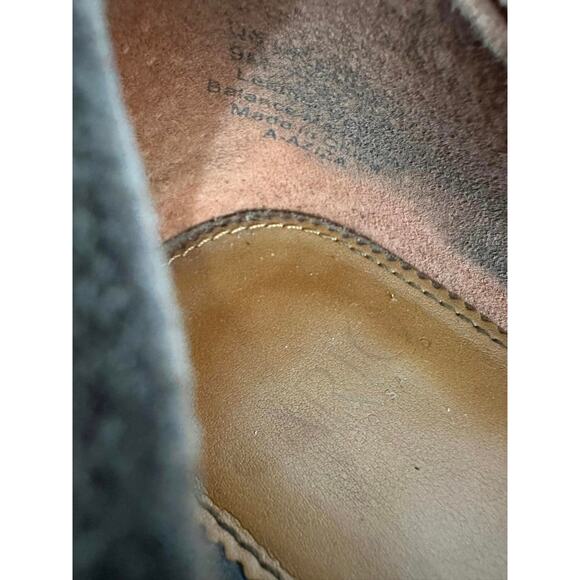 Franco Sarto‎ Aziza Brown Suede Pumps Chunky Heels Size 9M - Picture 7 of 7